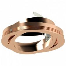 Рамка на 1 светильник Ambrella N700 N7005 PPG золото розовое полированное D70*H26mm Out1.5mm MR16