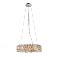 Подвесной светильник Crystal Lux Lirica LIRICA SP10 D610 CHROME/GOLD-TRANSPARENT