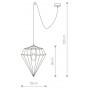 Подвесной светильник Nowodvorski Wood Diamond 9372