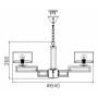 Подвесная люстра Maytoni Megapolis MOD906-08-N
