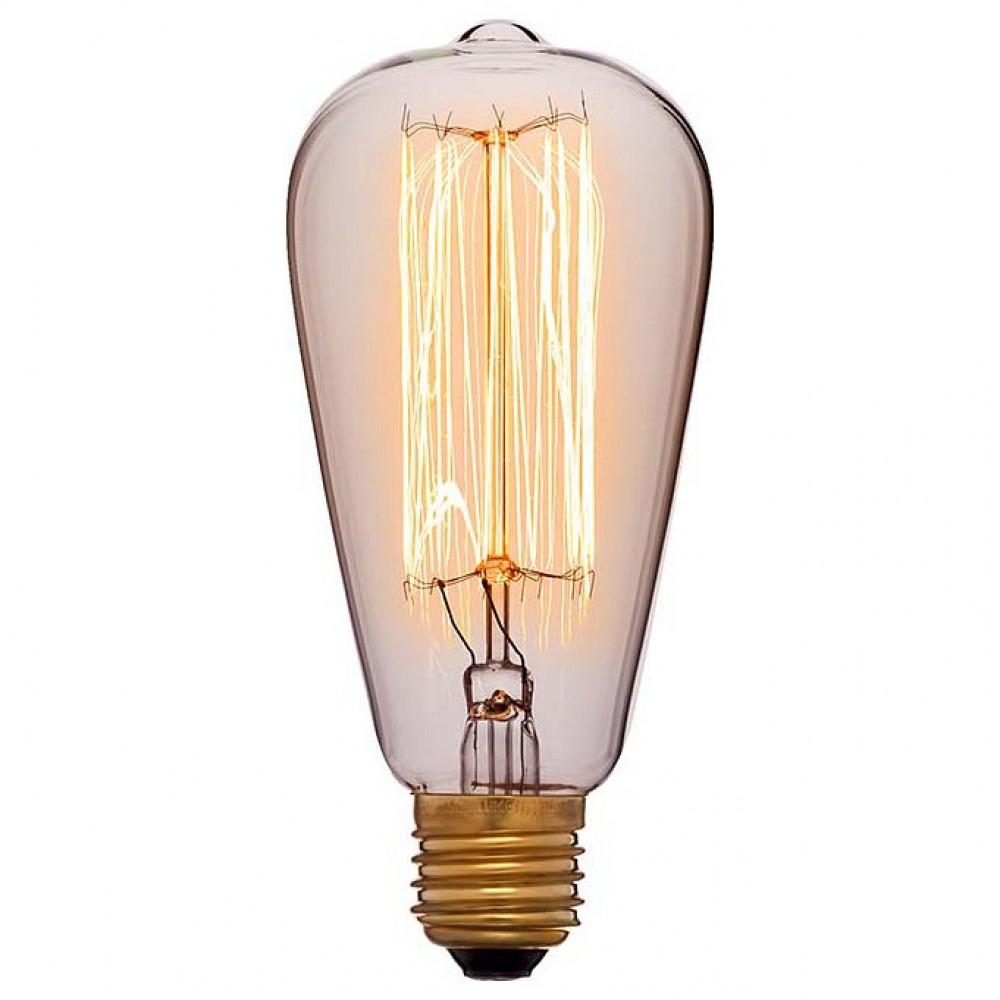 Лампа накаливания Sun Lumen ST64 E27 40Вт 2200K 051-910