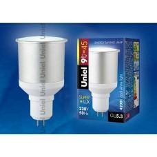 Лампа компактная люминесцентная Uniel GU5.3 9Вт 4200K 03162