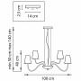 Подвесная люстра Lightstar Diafano 758167