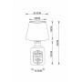 Настольная лампа декоративная Arte Lamp Isola A4272LT-1GY