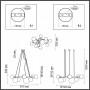 Подвесная люстра Odeon Light Nuvola 4276/9