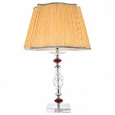 Настольная лампа декоративная Crystal Lux CATARINA CATARINA LG1 GOLD/TRANSPARENT-COGNAC