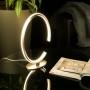 Настольная лампа декоративная Eurosvet Gap 80414/1 сатин-никель 24W