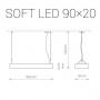 Подвесной светильник Nowodvorski Soft LED 9544