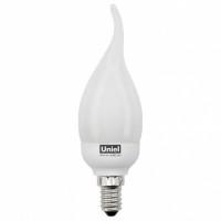 Лампа компактная люминесцентная Uniel E14 9Вт 4200K 00801