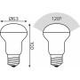 Лампа светодиодная Gauss R63 63228
