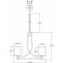 Подвесная люстра Moderli Maximilian V2521-3P