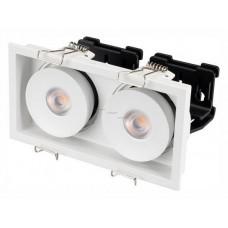 Встраиваемый светильник Arlight CL-SIMPLE-S148x80-2x9W Day4000 (WH, 45 deg) 028150