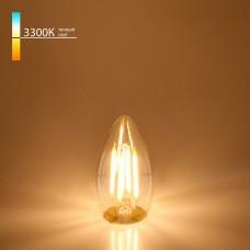 Лампа светодиодная Elektrostandard Свеча F E27 9Вт 3300K a048668