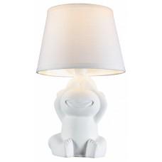 Настольная лампа декоративная Escada Monkey 10176/T White