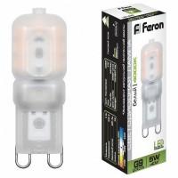 Лампа светодиодная Feron LB-430 G9 5Вт 4000K 25637