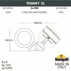 Светильник на штанге Fumagalli Tommy 4M1.000.000.AXD2L