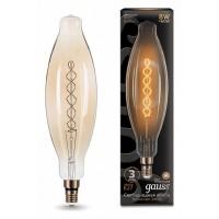 Лампа светодиодная Gauss LED Vintage Filament Flexible E27 8Вт 2400K 156802008
