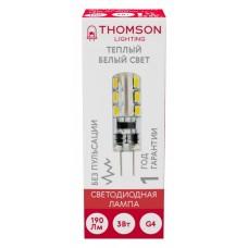 Лампа светодиодная Thomson G4 G4 3Вт 3000K TH-B4222