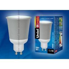 Лампа компактная люминесцентная Uniel GU10 9Вт 4200K 02953