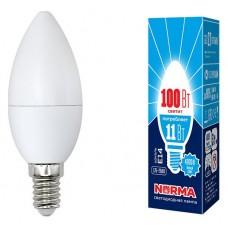 Лампа светодиодная Volpe E14 11Вт 4000K LED-C37-11W/NW/E14/FR/NR картон