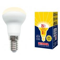 Лампа светодиодная Volpe E14 3Вт 3000K LED-R39-3W/3000K/E14/FR/NR картон