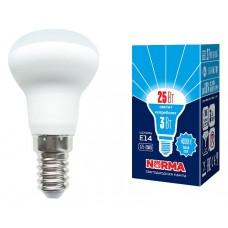 Лампа светодиодная Volpe E14 3Вт 4000K LED-R39-3W/4000K/E14/FR/NR картон
