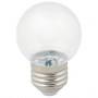 Лампа светодиодная Volpe Sky E27 1Вт 3000K LED-G45-1W/3000K/E27/CL/С