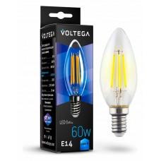Лампа светодиодная Voltega Crystal E14 6Вт 4000K VG10-C1E14cold6W-F