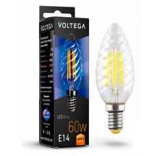 Лампа светодиодная Voltega Crystal E14 6Вт 2800K 7027