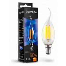 Лампа светодиодная Voltega Crystal E14 6Вт 2800K 7017