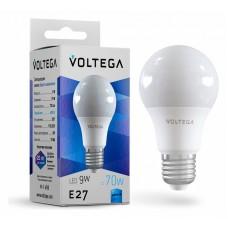 Лампа светодиодная Voltega Simple E27 9Вт 4000K VG2-A2E27cold9W
