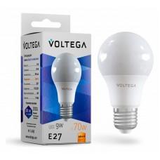 Лампа светодиодная Voltega E27 9Вт 2800K 4710