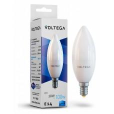 Лампа светодиодная Voltega Simple E14 10Вт 4000K VG2-C37E14cold10W