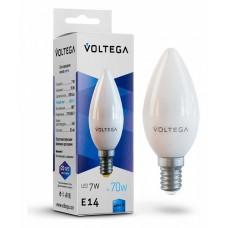 Лампа светодиодная Voltega Simple E14 7Вт 4000K VG2-C37E14cold7W