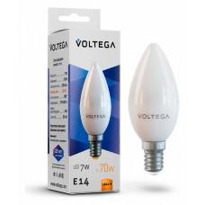 Лампа светодиодная Voltega Simple E14 7Вт 2800K VG2-C37E14warm7W