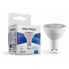 Лампа светодиодная Voltega Simple GU10 6Вт 4000K VG2-S1GU10cold6W-D