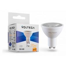 Лампа светодиодная Voltega Simple GU10 7Вт 2800K 7060