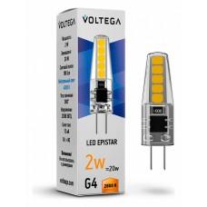 Лампа светодиодная Voltega Simple G4 2Вт 2800K 6983