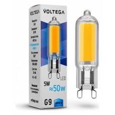 Лампа светодиодная Voltega Capsule G9 5Вт 4000K VG9-K1G9cold5W